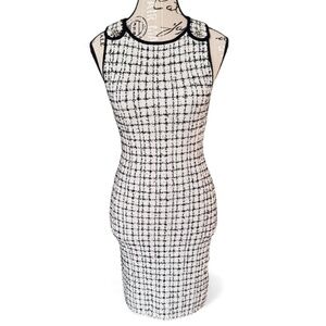 Alice + Olivia Tweed Sleeveless Bodycon Dress | Size S | NWT